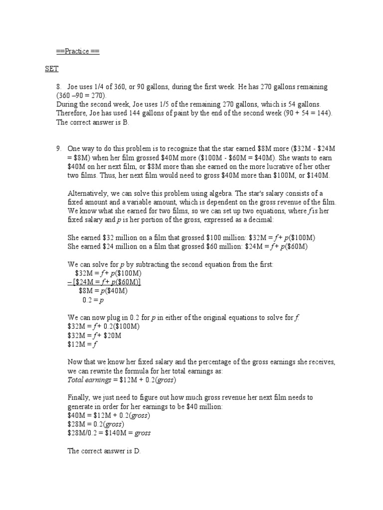 Math Problem Solving Guide | PDF | Equations | Mathematical Concepts