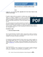 Propuesta Metodológica de Evaluación para Comunidades Científicas Virtuales