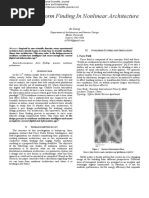 Emergence Form Finding in Nonlinear Architecture