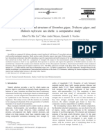 Mechanical Properties and Structure of Strombus Gigas, Tridacna Gigas, and Haliotis Rufescens Sea Shells: A Comparative Study