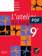 L Atelier Du Langage 9e PDF