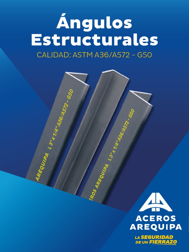 Hoja Tecnica Angulos Estructurales Alta Resistencia PDF | PDF | Acero ...