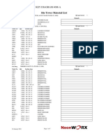 HKRKB18100/202 KEY DIAGRAM 40M-A: Site Tower Material List