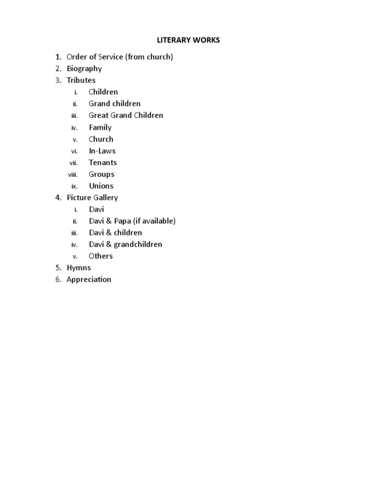 Literary Works and Tributes Overview | PDF | Social Science | Philosophy
