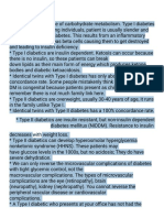 Diabetes Mellitus Notesss