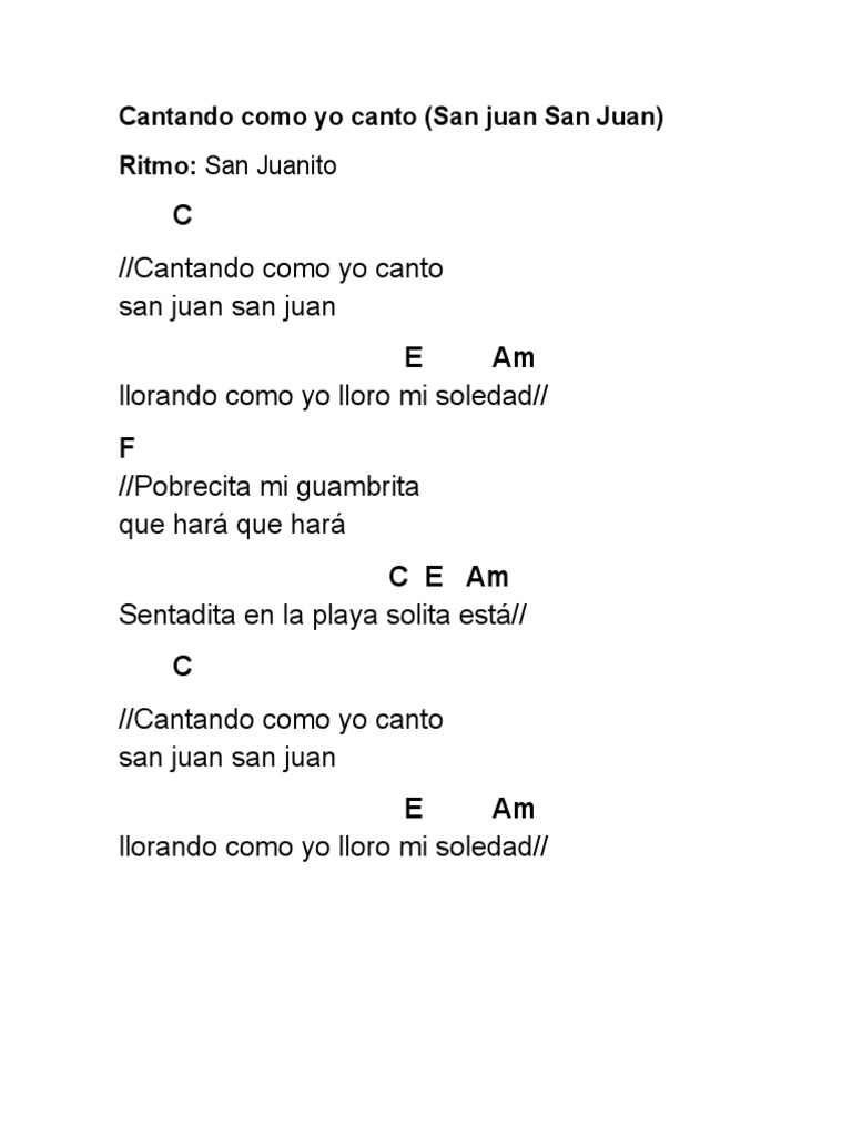 Cantando Como Yo Canto PDF