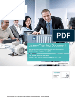 Learn-/Training Document: Siemens Automation Cooperates With Education (SCE) - From Version V14 SP1