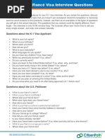 Marriage Interview Questions Guide | PDF | Marriage | Meal