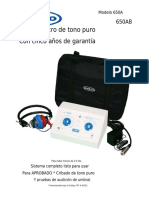 Manual de Usuario Ambco650A Español