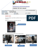 Informe Del Piston de Inclinacion Del Apilador Raymond