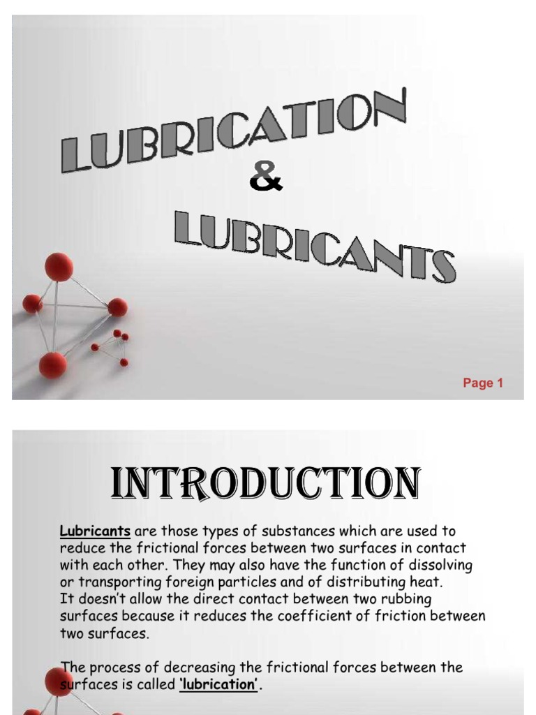 liquid lubricants Lubricant Petroleum Free 30day Trial Scribd