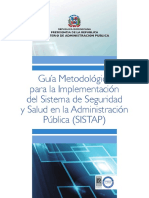 Guía SISTAP implementación seguridad salud