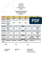 Training Matrix For Division In-Service Training Edukasyon Sa Pagpapakatao (Esp) - Grade 8