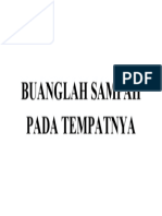 BUANGLAH SAMPAH