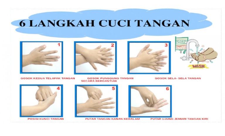 Cuci Tangan 6 Langkah Pdf