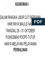 PENGUMUMAN