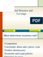 Capital Structure & Leverage