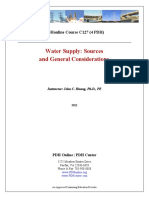 Water Supply Sources and General Considerations PDF