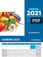 Calendario 2021 Sazonalidade Do Hortifruti