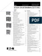 VCP-W Vacuum Circuit Breakers (5/15 KV) : Price List PL01301006E1
