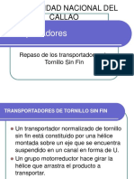 Tornillos Sin Fin Mas Teoria y Tablas