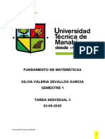 Actividad - Tarea Individual 3-Funfamentos de Matemáticas