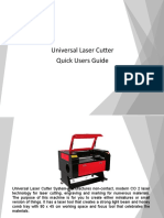 Universal Laser Cutter Quick Users Guide
