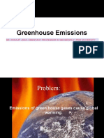 Greenhouse Emissions: Dr. Ranajit Jana, Assistant Professor in Geography, PDM University