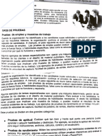 Pruebas de empleo y selección de personal