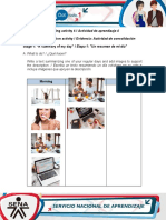 Evidence Consolidation Activity