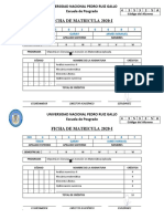 Matrícula Maestría Matemática Aplicada 2020-I