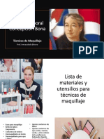 Lista de Materiales y Utensilios para Técnicas de Maquillaje PDF