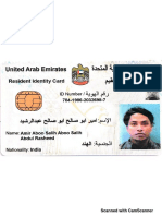 Amir Passport and Emirates ID
