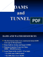 dams and tunnels