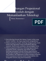 Perkembangan Propesional Penyuluh Dengan Memanfaatkan Teknologi