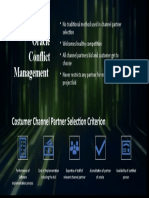 Oracle Conflict Management: Costumer Channel Partner Selection Criterion