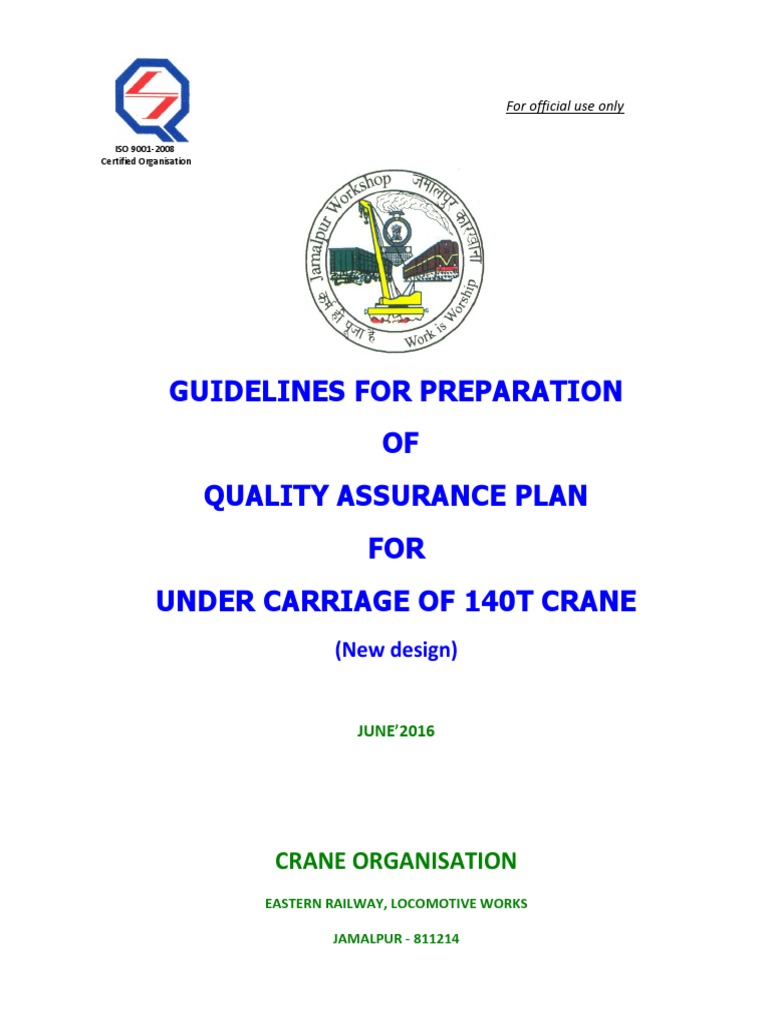 Guidelines For Preparation of Qap Undercarriage ND PDF Welding