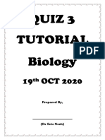 Quiz Biology Pre Igcse 3