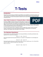 Paired T-Tests: Other PASS Procedures For Testing One Mean or Median From Paired Data