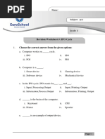 Revision Worksheet-3: IPO Cycle: Name