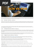 Ecm Vs PCM: What'S The Difference? (Updated) : Ecm - Engine Control Module