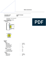 M25 steel connection analysis