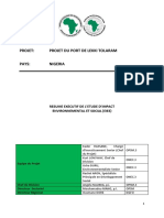 Nigéria - Projet Du Port - Résumé EIES