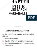 Research Variabales: Dr. Mohamed Muse Jibril, September, 2018 1