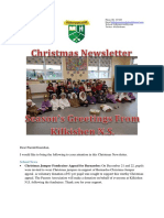 Christmas Newsletter