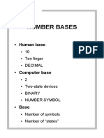 Number Bases: Human Base