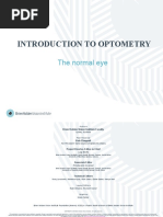 Introduction To Optometry: The Normal Eye