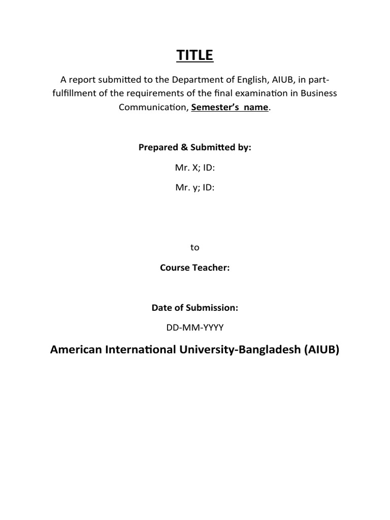 Sample Report Buscom Pdf Quantitative Research Qualitative Research