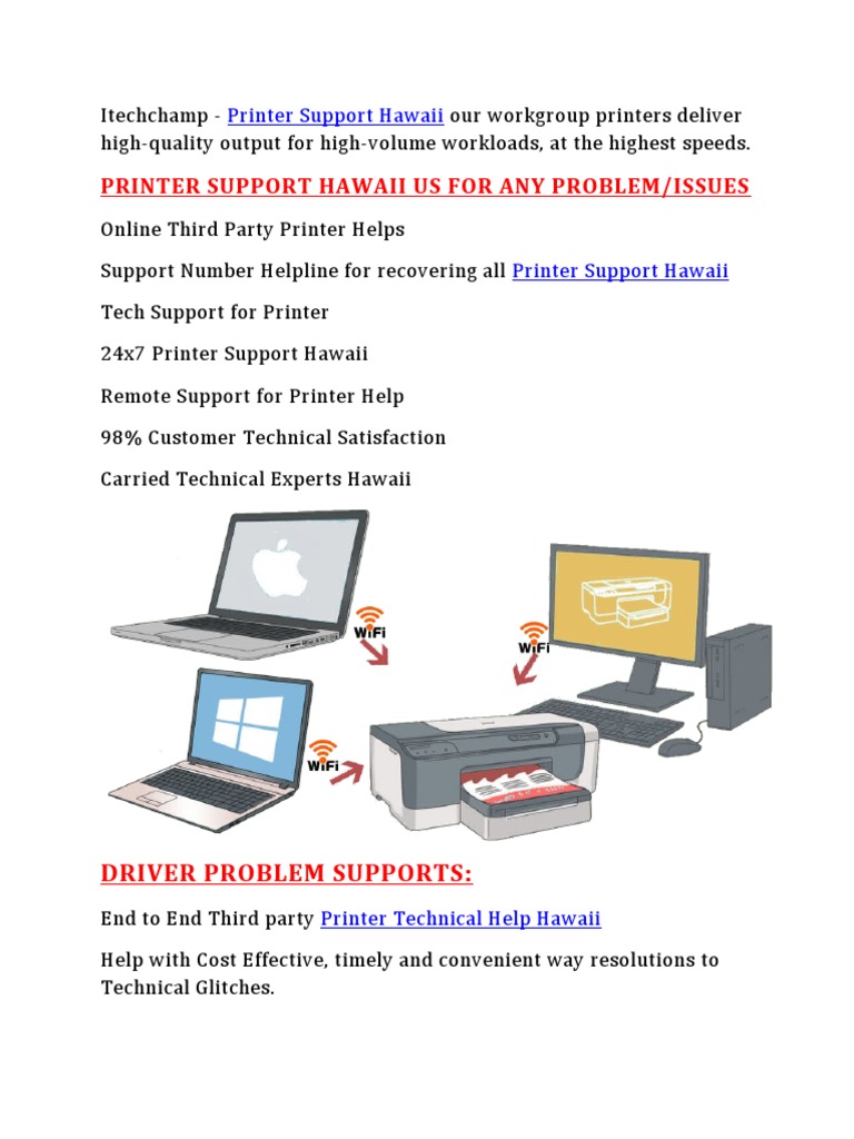 Printer Support Services in Hawaii | PDF | Business | Computers