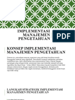 Implementasi Manajemen Pengetahuan